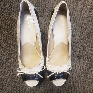 Michael Kors Patent Spectator Pumps 7.5
